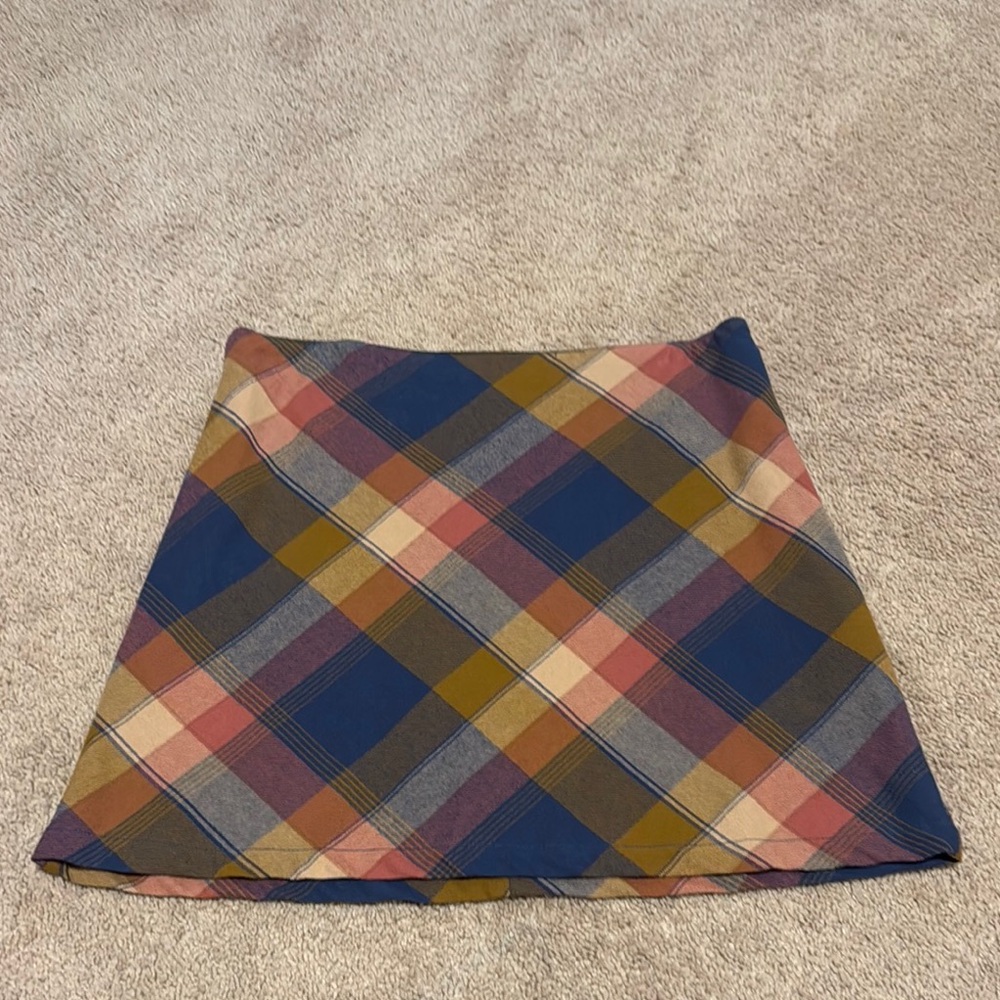 Plaid Multicolor Women's Skirt